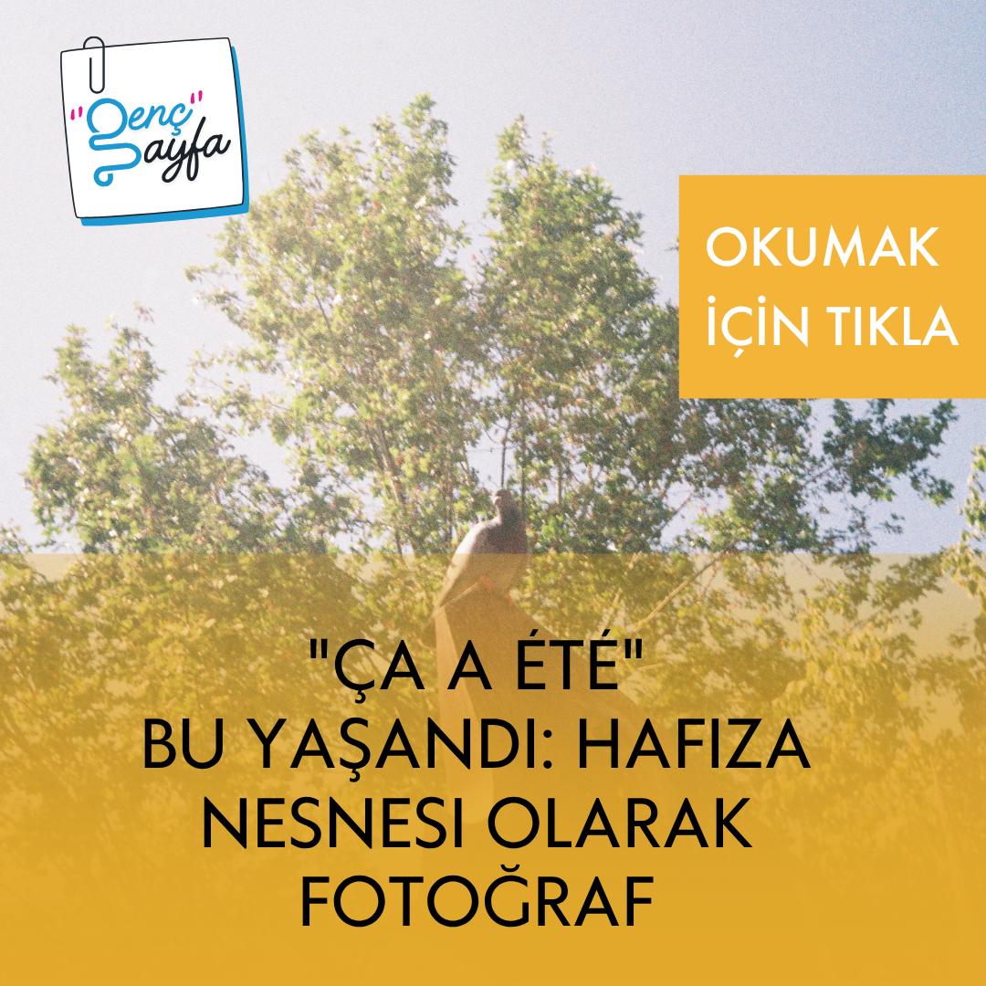 "Ça a ete" Bu Yaşandı: Hafıza Nesnesi Olarak Fotoğraf