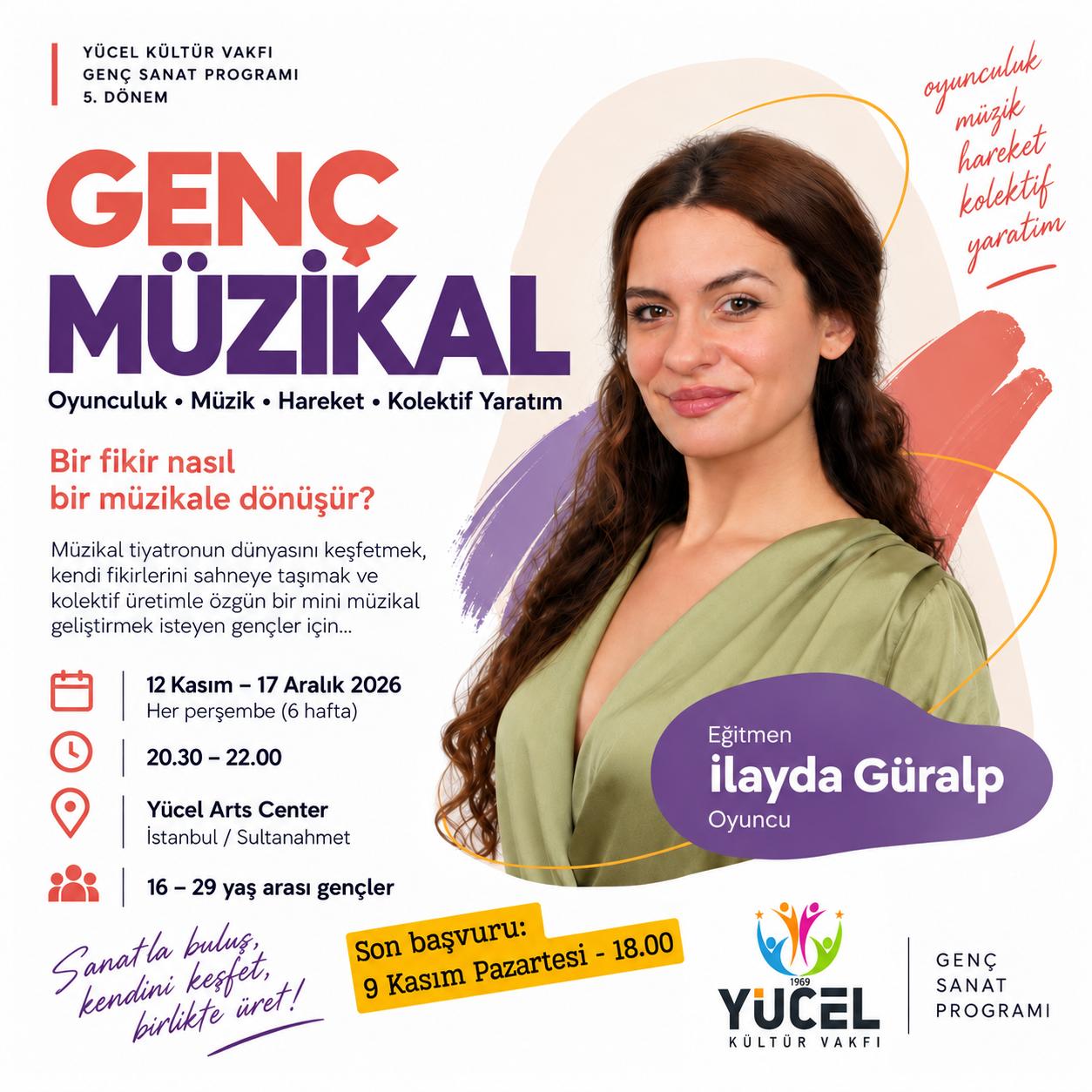 Genç Sanat Programı: Genç Müzikal Başvuruları Açıldı!