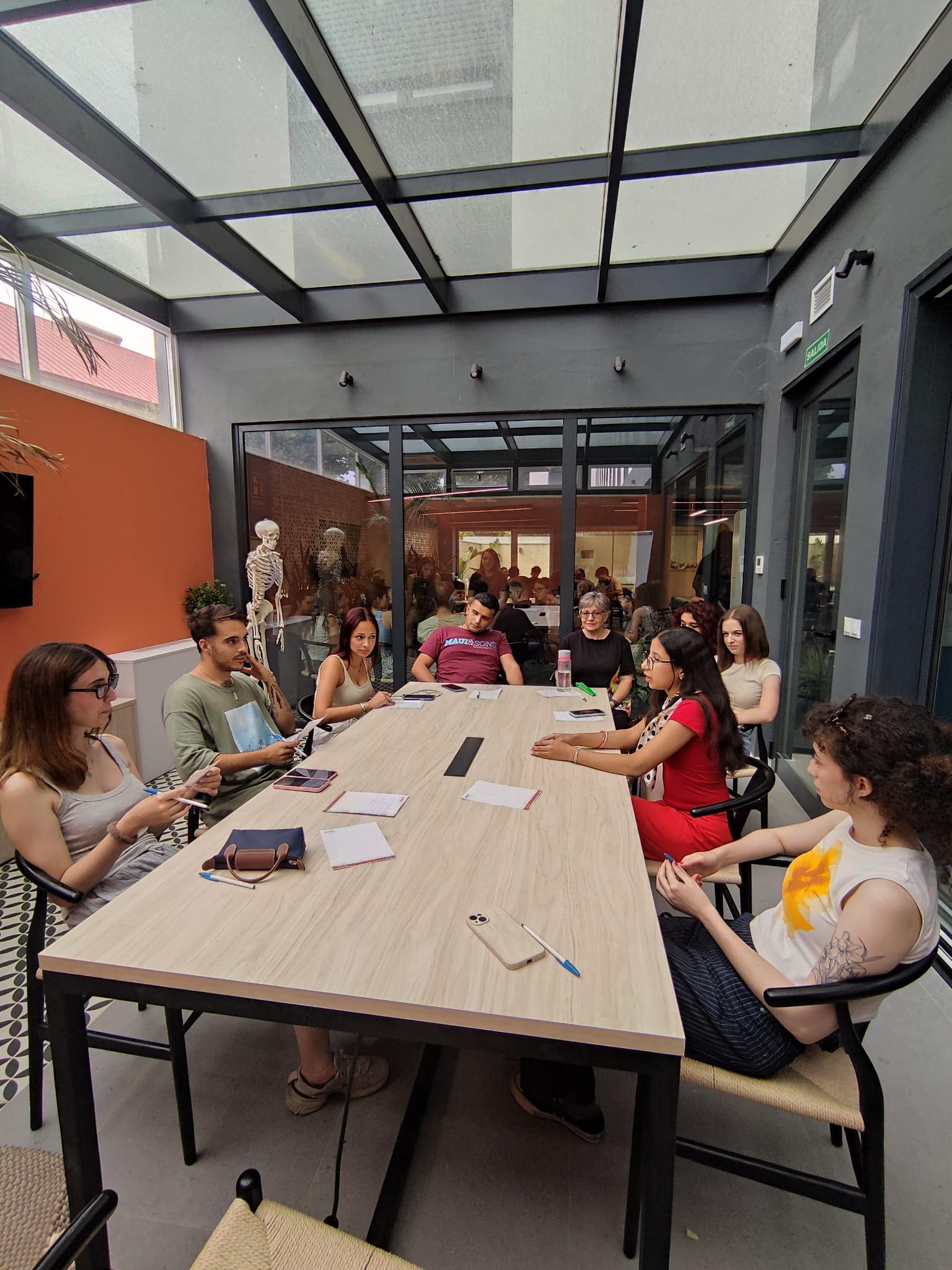 A moment from the Empower Tomorrow's Entrepreneurs Erasmus+ project in Granada