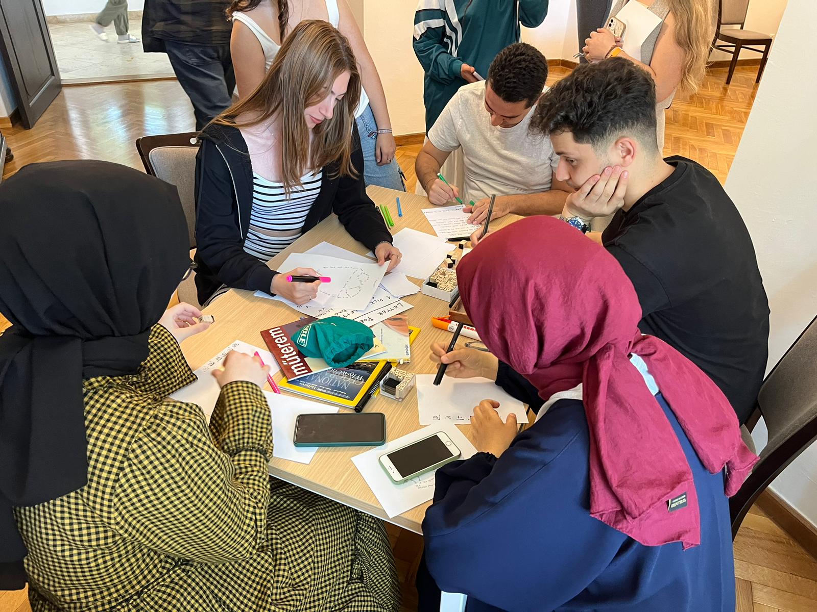 Participants together during Common Grounds